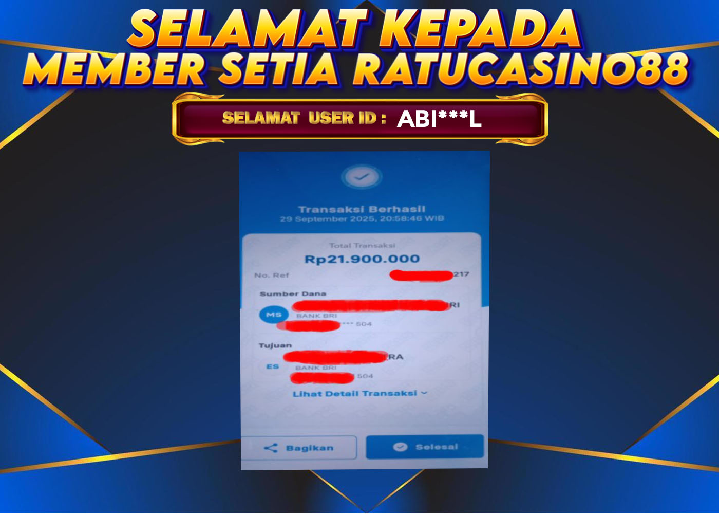 WITHDRAWAL MEMBER 74